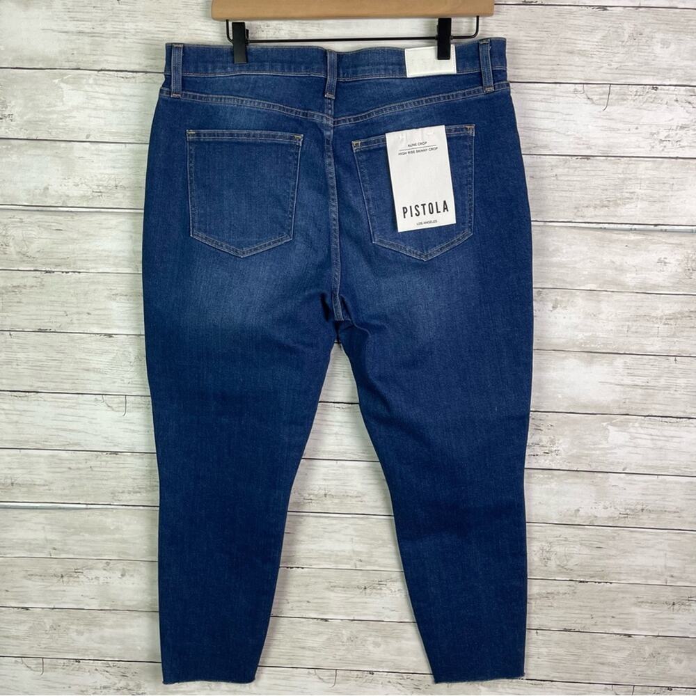 Pistola Aline Blue Skinny Jeans with Cropped Ankle - Picture 9 of 9